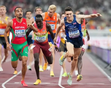 Great Britain's Jake Wightman Narrowly Misses Gold as Portugal's Isaac Nader Wins Surprise 1500m Victory