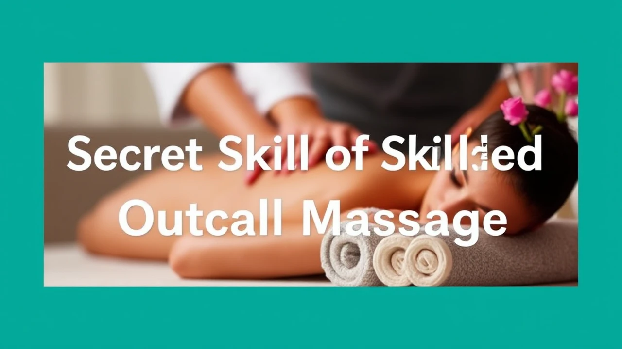 Unveiling the Secret Skill of Skilled Outcall Massage