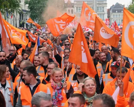 France-Wide Protest Movement Draws Massive Crowds Taking to the Streets Throughout France